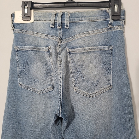 Mcguire Mrs Robinson Oh You Fancy Pearl Embellished Straight Leg Jeans - Picture 9 of 13